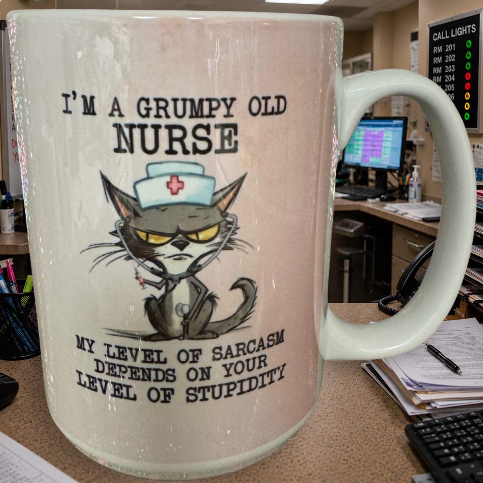 Funny nurse mug